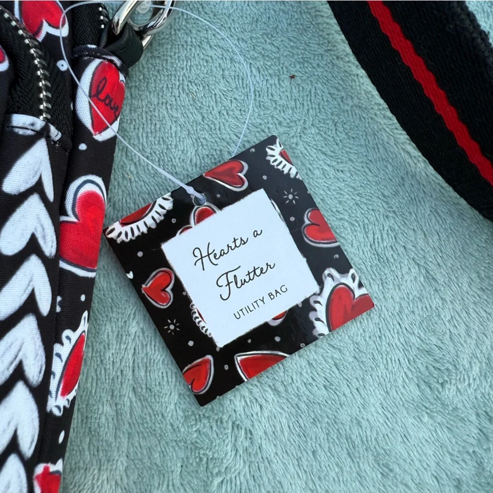 Brighton hearts a flutter utility bag